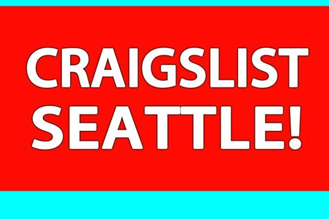 The scenery in the area is majestic, and the lifestyle is healthy, making it an attractive destination for many. . Craiglsit seattle